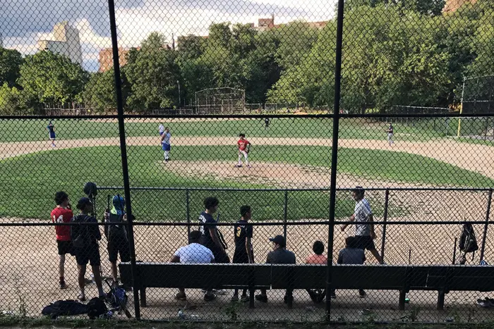 Inwood-Manhattan Little League playing at Inwood Park.